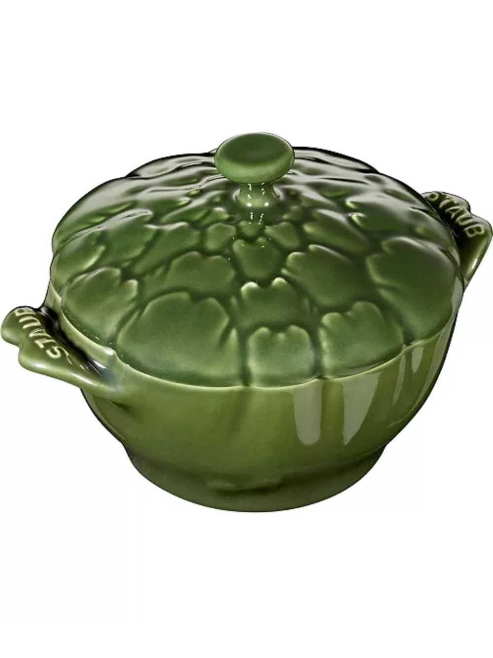 NWT Staub Ceramic 16-oz. Petite Artichoke Cocotte